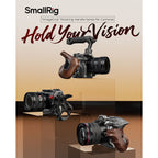 SmallRig Rotating Left-Side Wooden Handle with NATO Clamp 4817