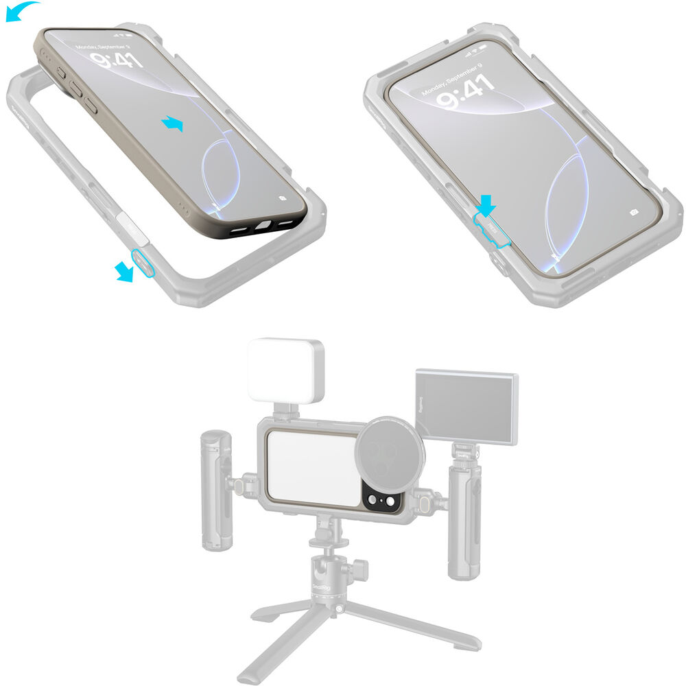 SmallRig FilMov Lightweight Photography Bumper Case for iPhone 17 Pro Max (Gray) 5794