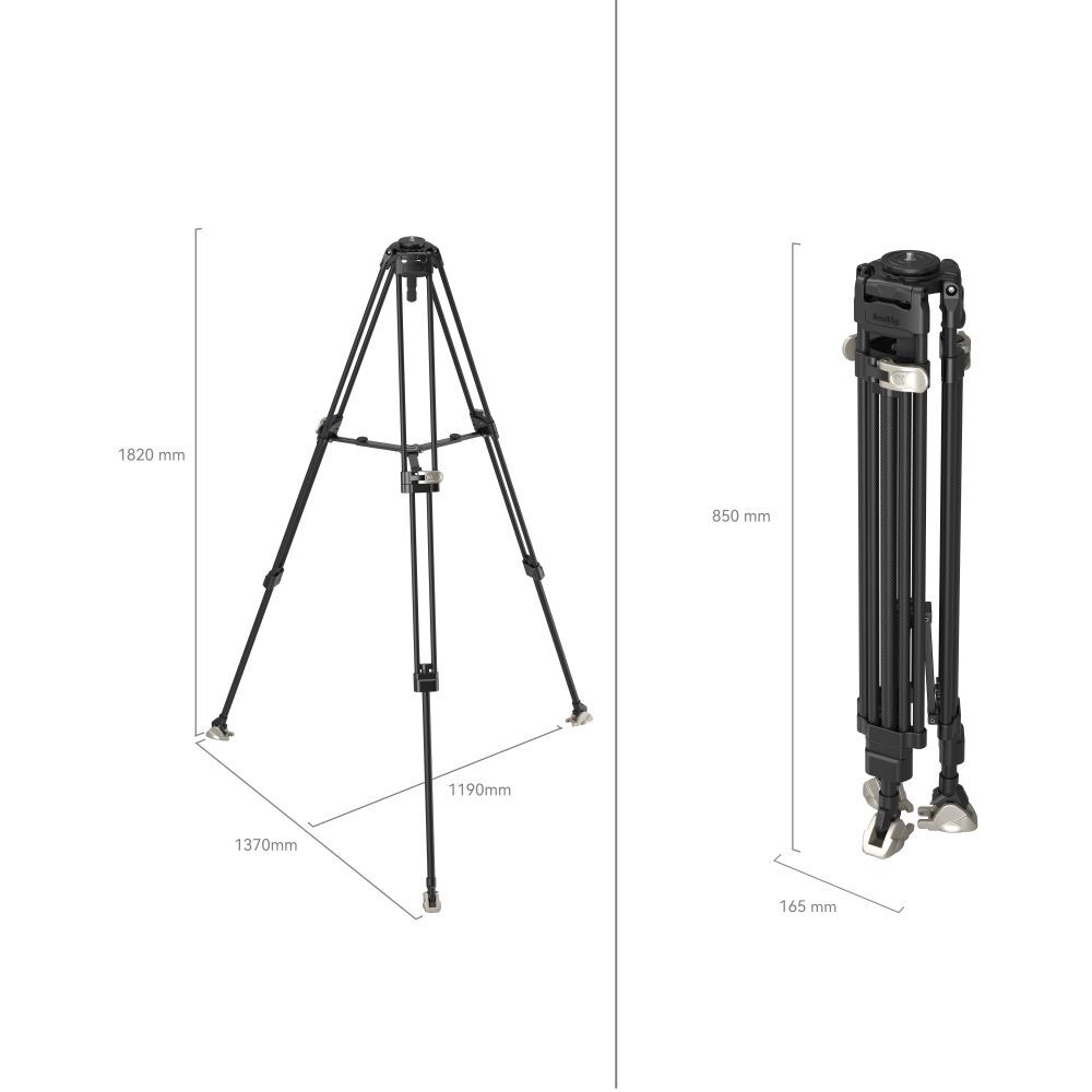 SmallRig FreeBlazer Heavy-Duty Carbon Fiber Tripod 4167