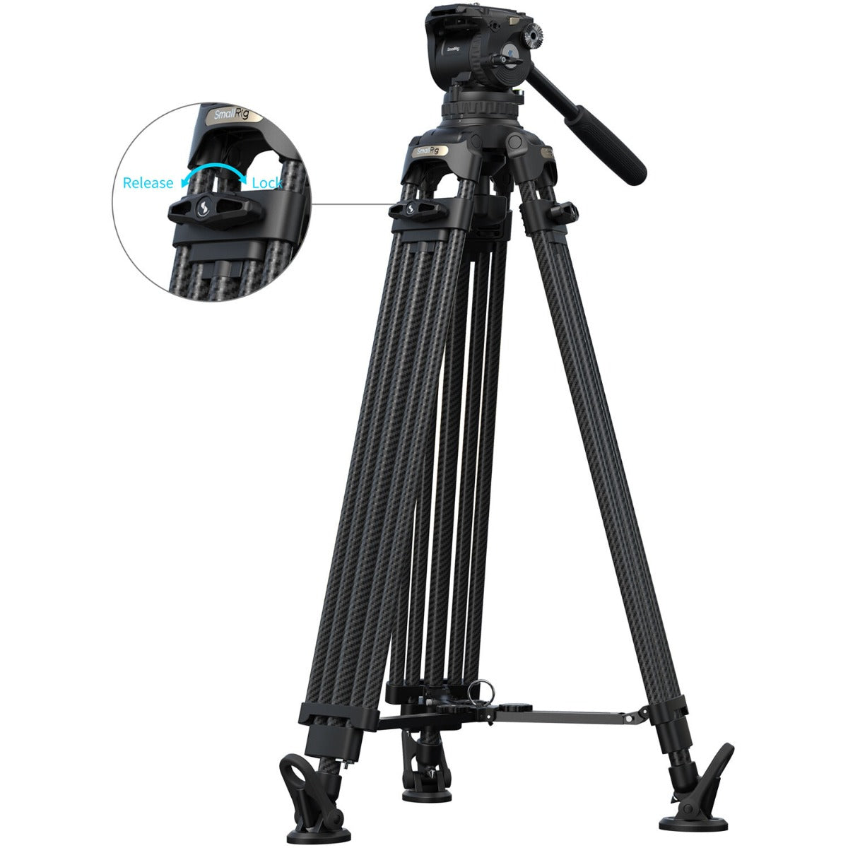 SmallRig FSD18 FreeSpeed Heacy-Duty Carbon Fibre Alloy Tripod 5578