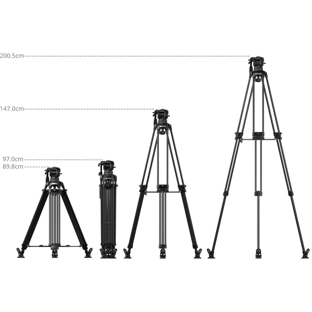 SmallRig FSD18 FreeSpeed Heacy-Duty Carbon Fibre Alloy Tripod 5578