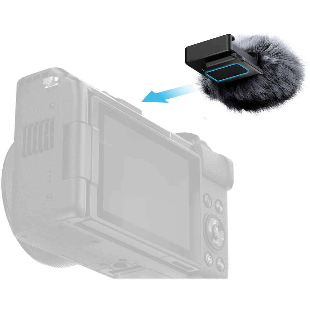 SmallRig Furry Windscreen for Canon PowerShot V1 5989