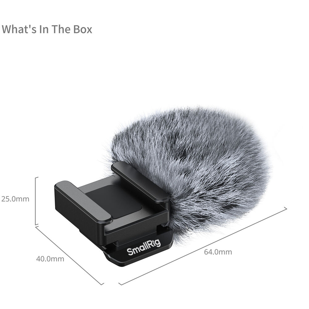 SmallRig Furry Windscreen for Canon PowerShot V1 5989