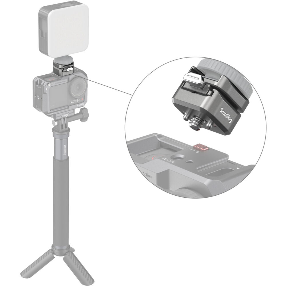 SmallRig HawkLock H18 Quick Release Support with Cold Shoe