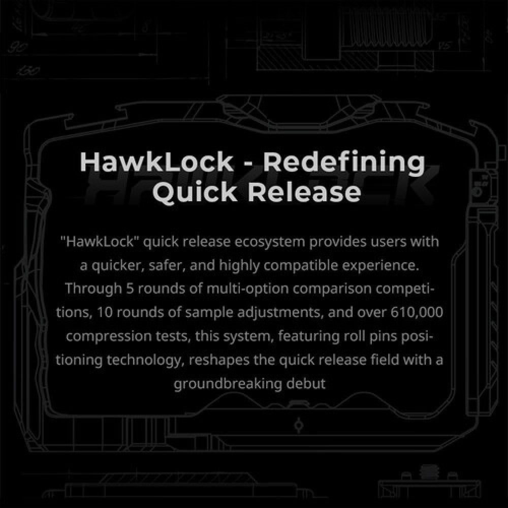 SmallRig HawkLock H18 Quick Release Support with Cold Shoe