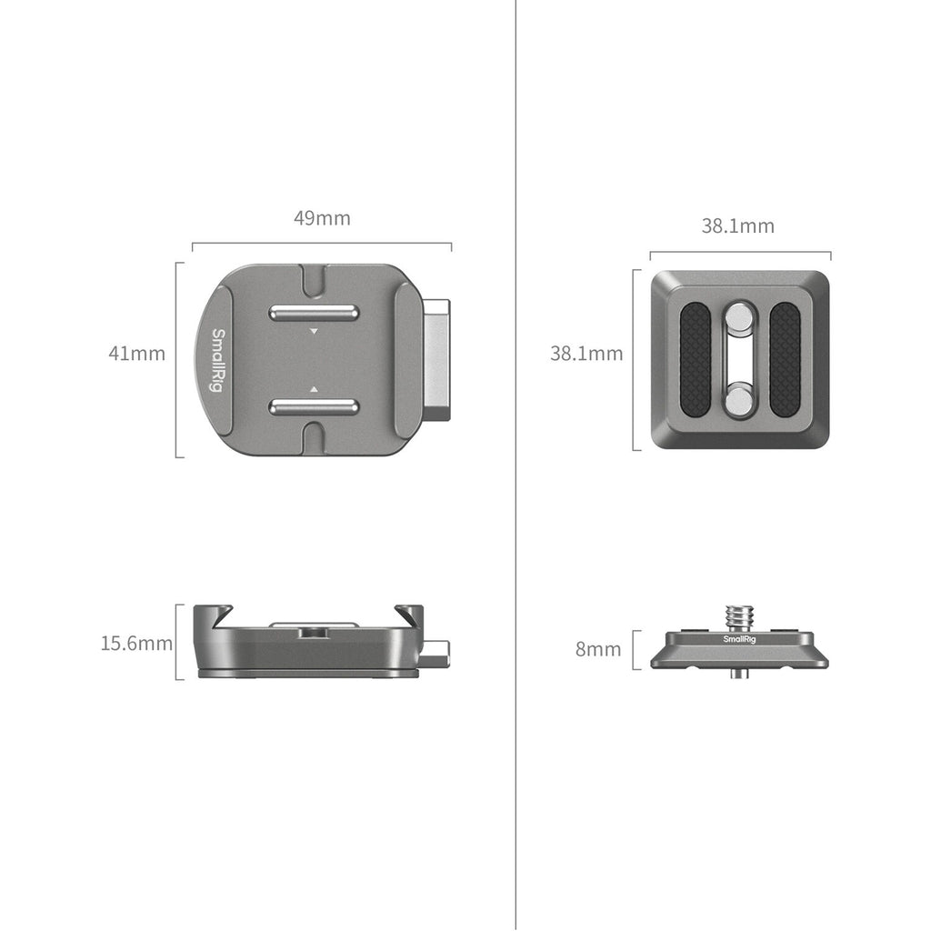 SmallRig HawkLock H38 Arca-Swiss Quick Release Mount Plate