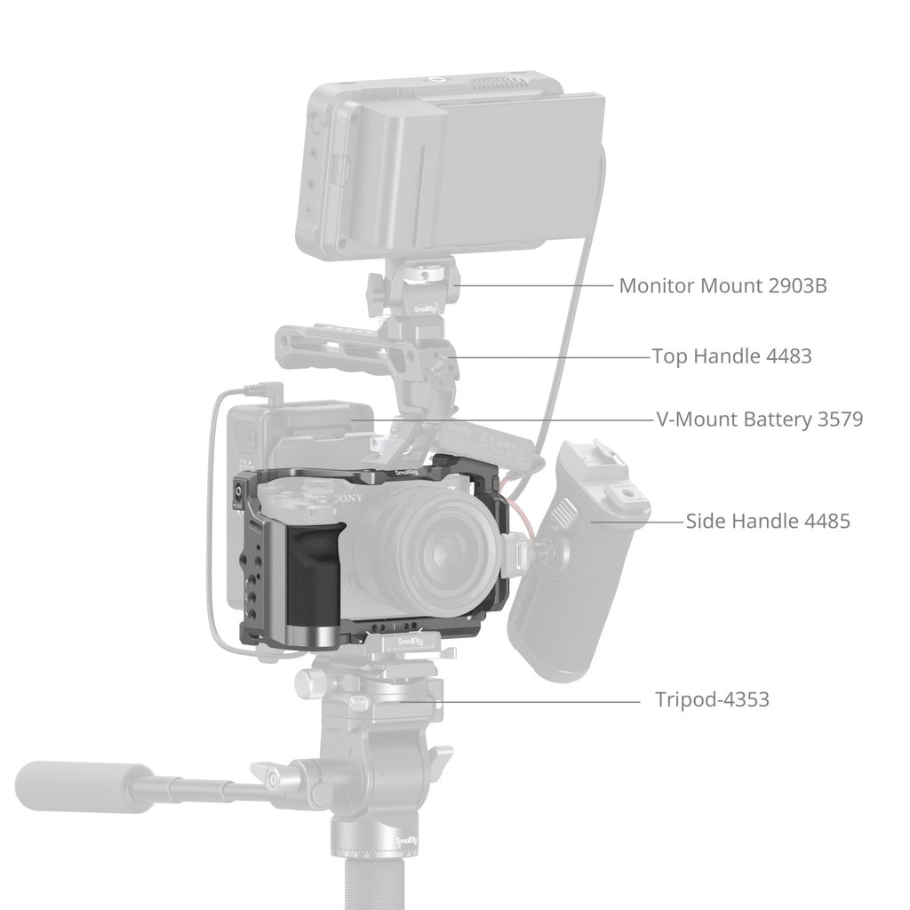 SmallRig HawkLock Quick Release Cage Kit for Sony Alpha 7C II  7CR 5198