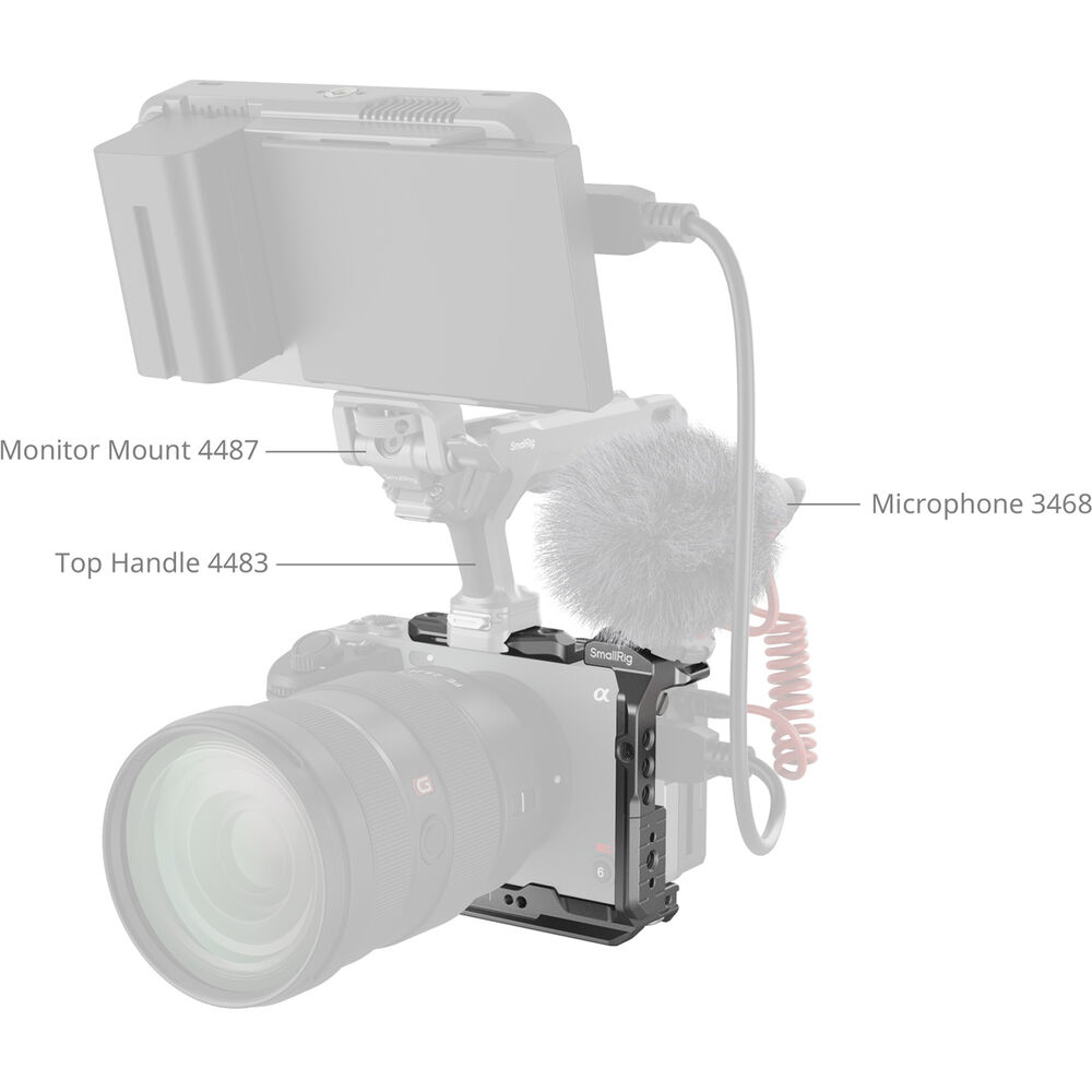SmallRig HawkLock Quick Release Half Cage for Sony FX3 / FX30 4772