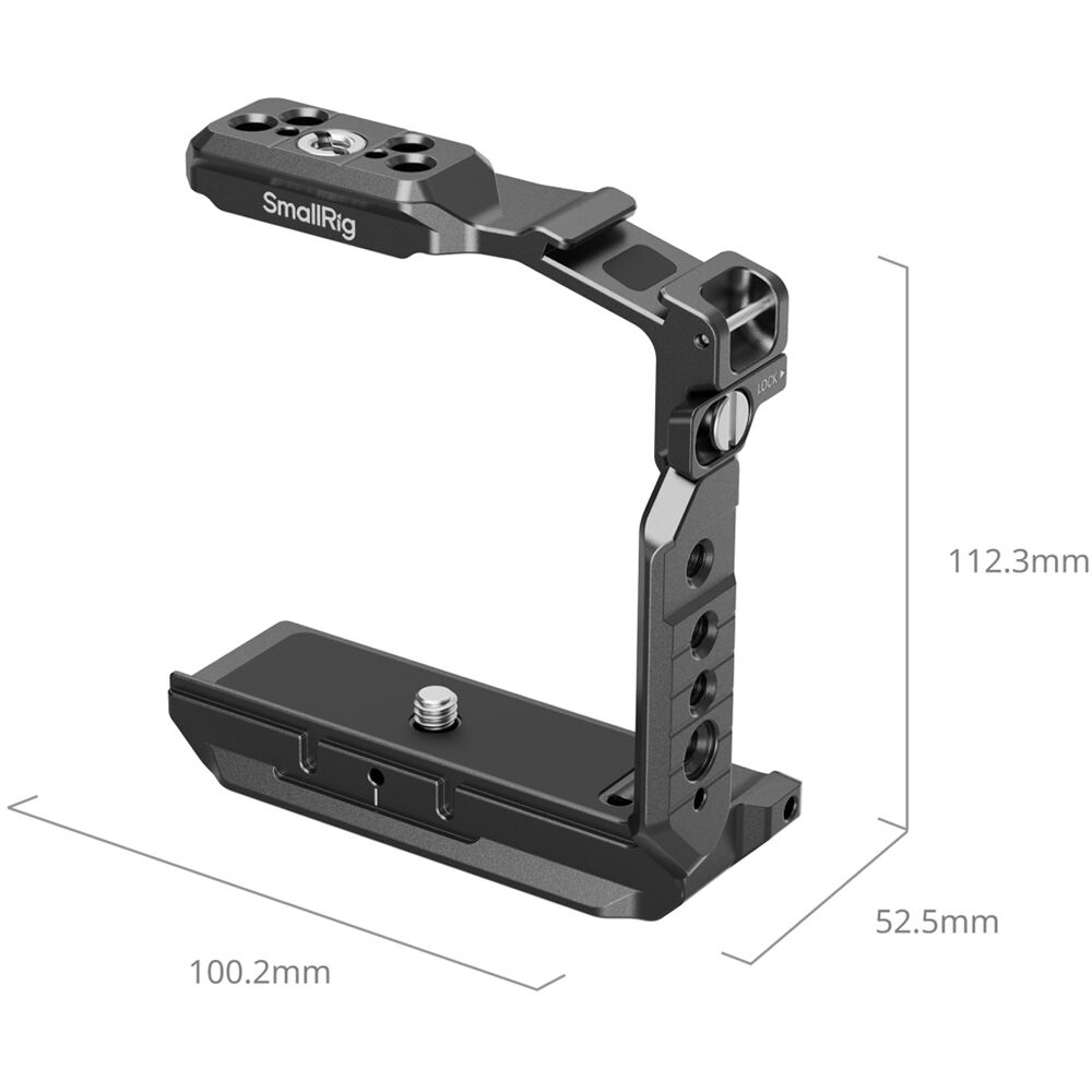 SmallRig "HawkLock" Quick Release Half Cage for Sony Alpha 7 V / 7R V / 7 IV 6023