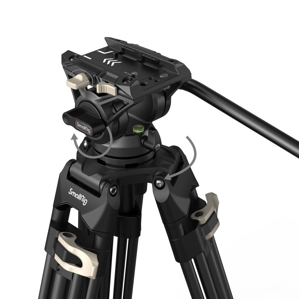 Open Box SmallRig Heavy-Duty Fluid Head Tripod AD-01 3751B