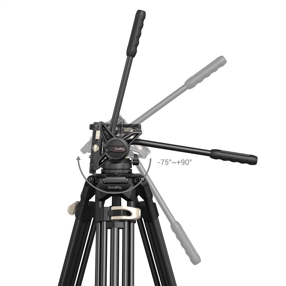 Open Box SmallRig Heavy-Duty Fluid Head Tripod AD-01 3751B