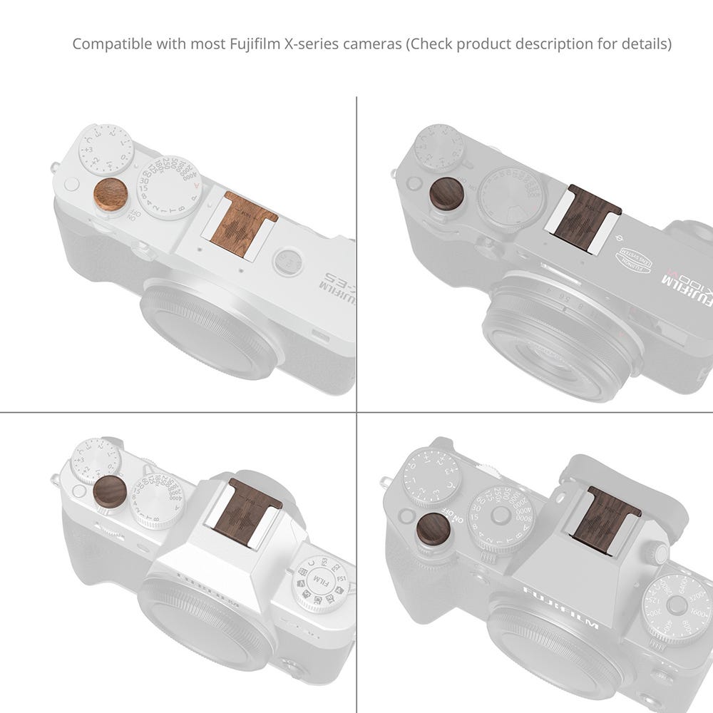 SmallRig Hot Shoe Cover for FUJIFILM Cameras (Walnut) 6239