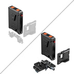 SmallRig Intelligent Power Management V-Mount Battery Adapter Plate Compatible with Arca-Swiss Quick Release Plate 5899