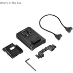 SmallRig Intelligent Power Management V-Mount Battery Adapter Plate with 15mm Dual