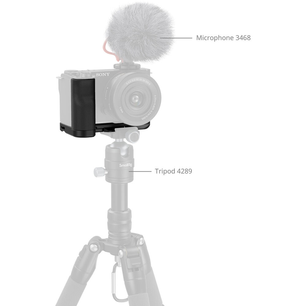 SmallRig L-Shape Mount Plate with Silicone Handle for Sony ZV-E10 II 4778