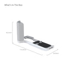 SmallRig L-Shaped Mount Plate with Handle for Canon EOS R50 V (White) 5430