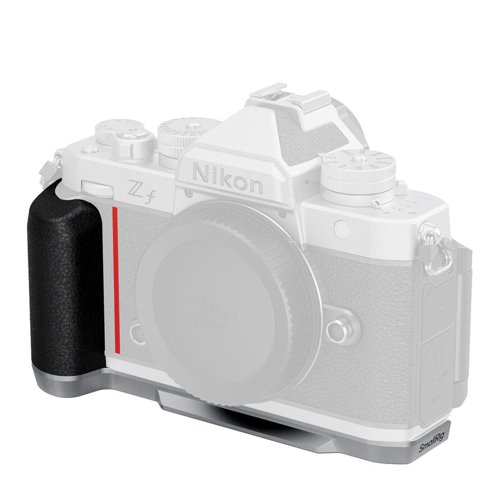 SmallRig L-Shaped Mount Plate with Silicone Handle for Nikon Z f (Silver) 5706