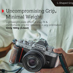 SmallRig L-Shaped Mount Plate with Silicone Handle for Nikon Z f (Silver) 5706