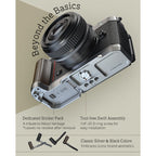 SmallRig L-Shaped Mount Plate with Silicone Handle for Nikon Z f (Silver) 5706