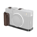 SmallRig L-Shaped Mount Plate with Wooden Handle for FUJIFILM X-E5 (Ebony, Black)