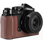 SmallRig Leather Half Case Kit for Nikon Z f (Brown)