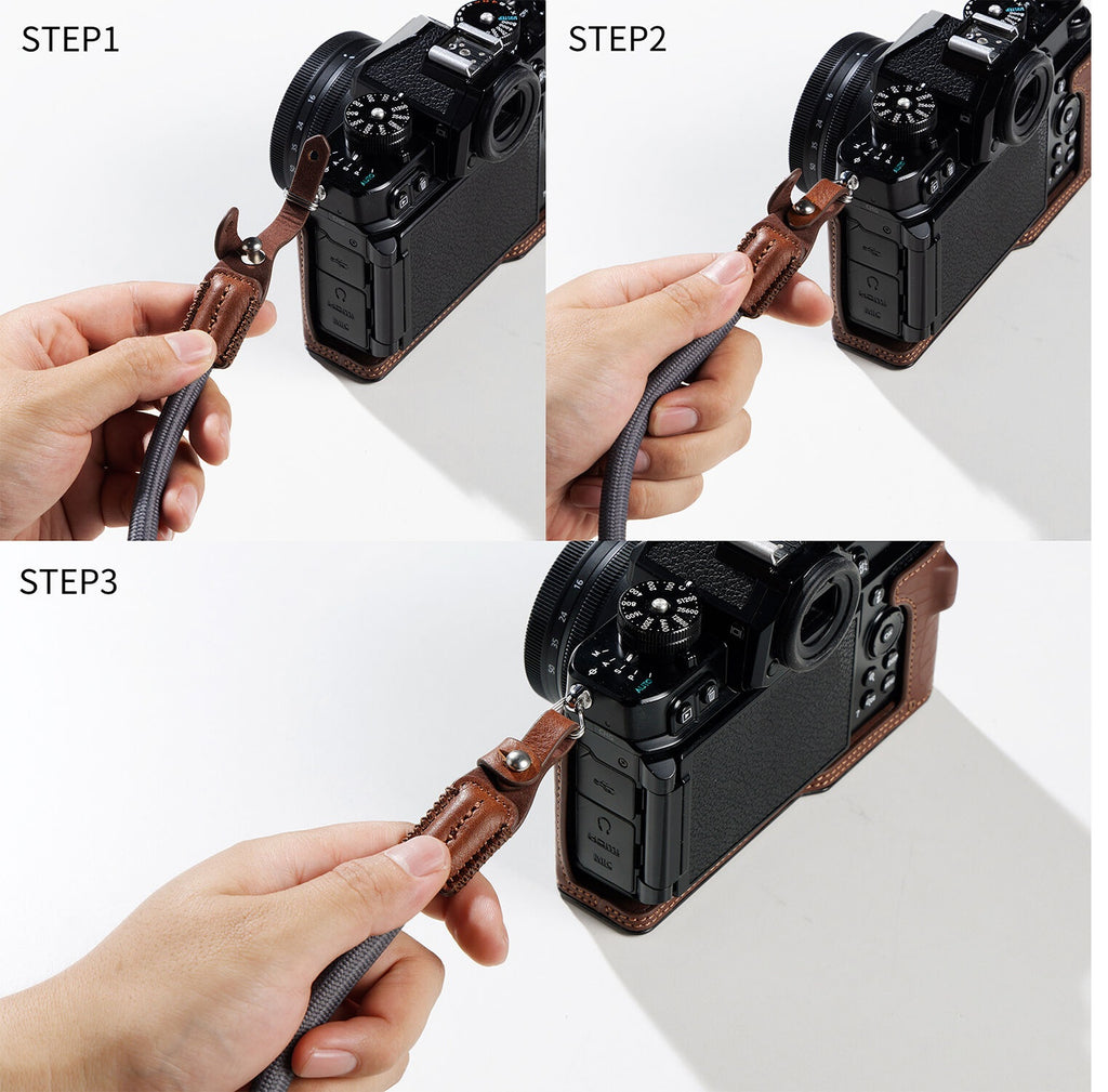  SmallRig Leather Half Case Kit for Nikon Z f (Brown)