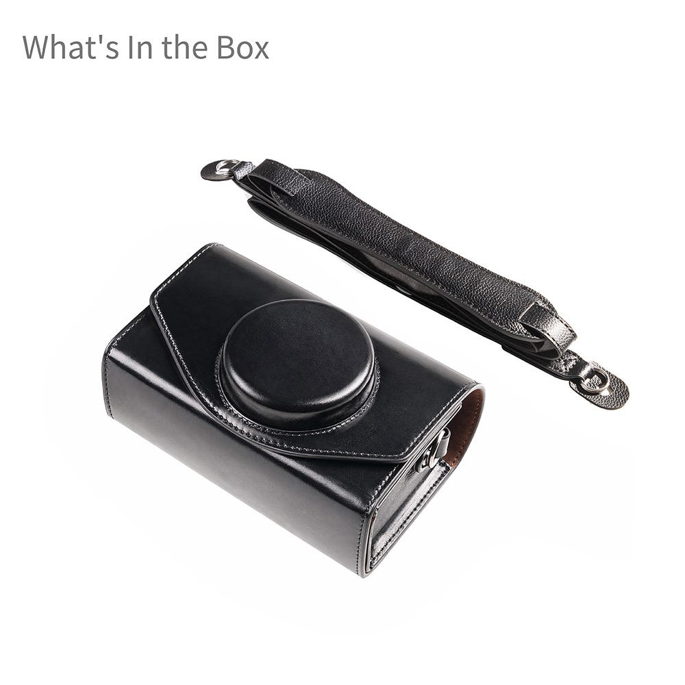 SmallRig Leather Storage Bag for FUJIFILM X-E5 / X100VI (Black) 5987