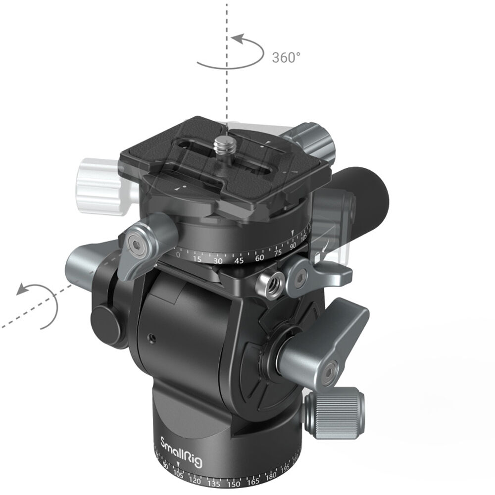 SmallRig Lightweight Fluid Video Head