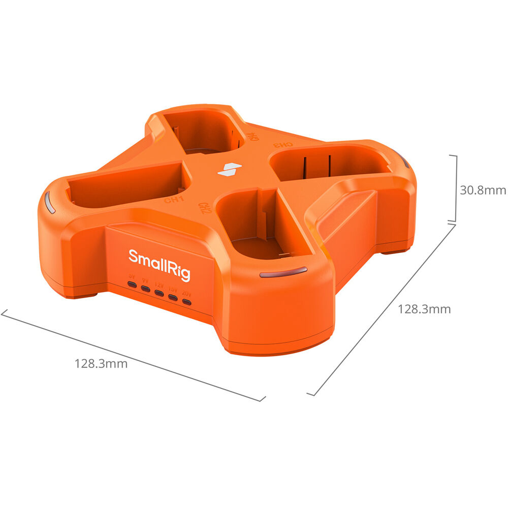 SmallRig LP-E6NH 4-Channel Camera Battery Charger 4838