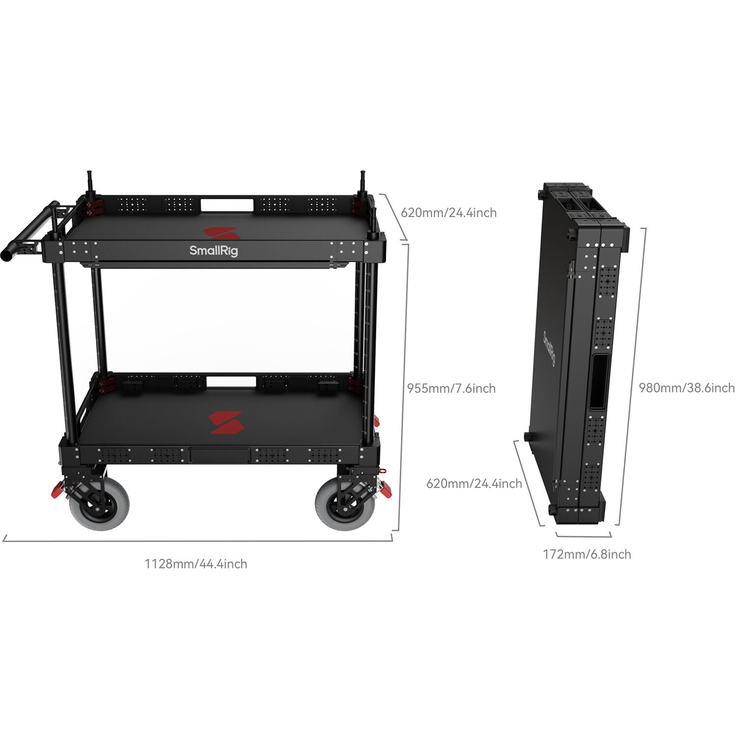 SmallRig 36" Video Production Camera Cart MD4573