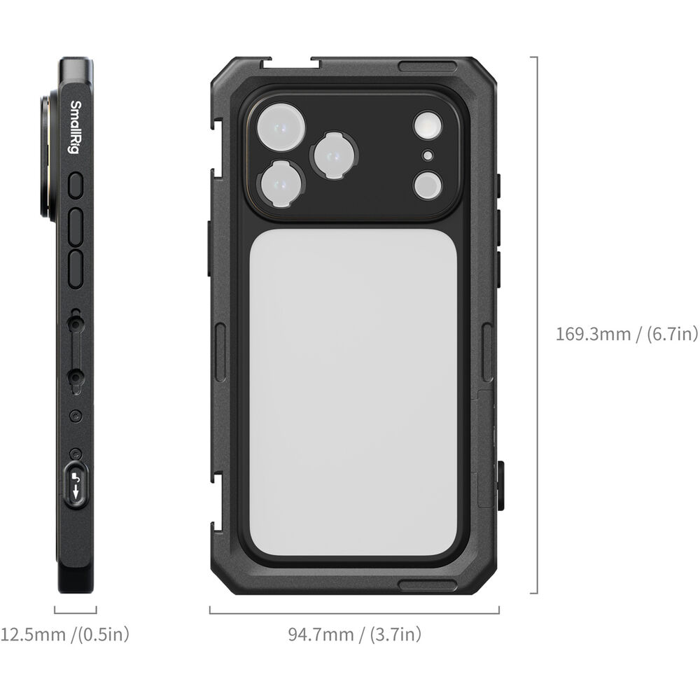 SmallRig Mobile Video Cage for iPhone 17 Pro (Basic Edition) 5545
