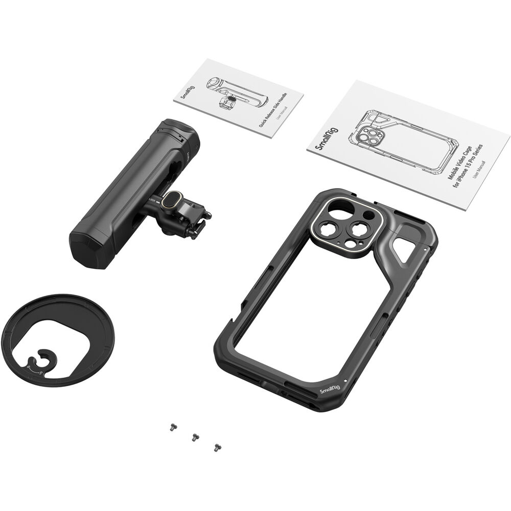 SmallRig Mobile Video Kit (Single Handheld) for iPhone 15 Pro 4398