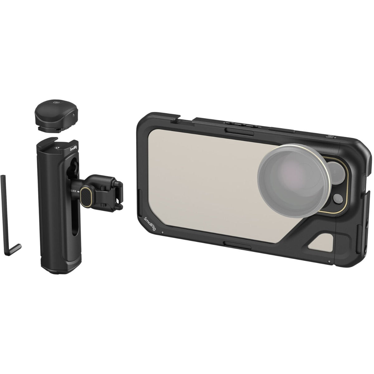 SmallRig Mobile Video Kit (Single Handle) for iPhone 15 Pro Max