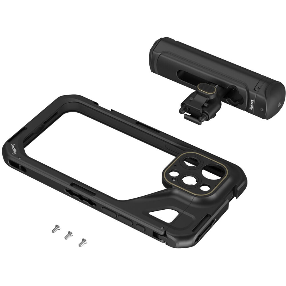 SmallRig Mobile Video Kit (Single Handle) for iPhone 15 Pro Max