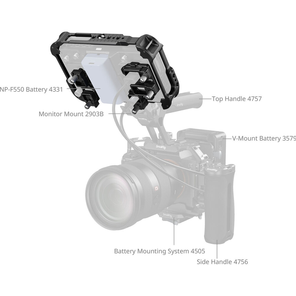 SmallRig Monitor Cage Kit for Atomos Ninja TX 5708