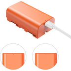 SmallRig NP-F550 USB-C Rechargeable Camera Battery (Orange) 4971