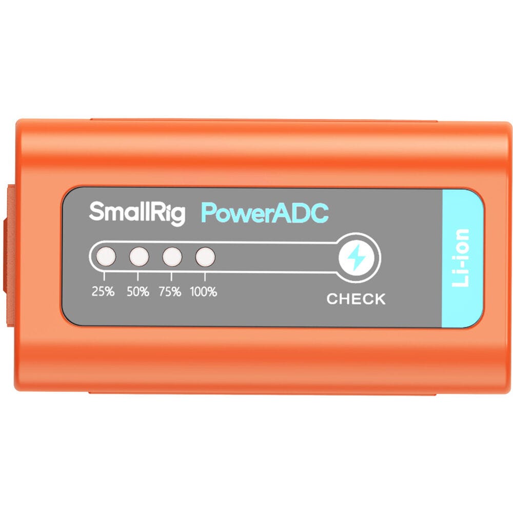 SmallRig NP-F970 USB-C Rechargeable Camera Battery (Orange) 4972