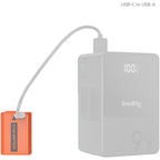 SmallRig NP-FW50 USB-C Rechargeable Camera Battery (Orange) 4965
