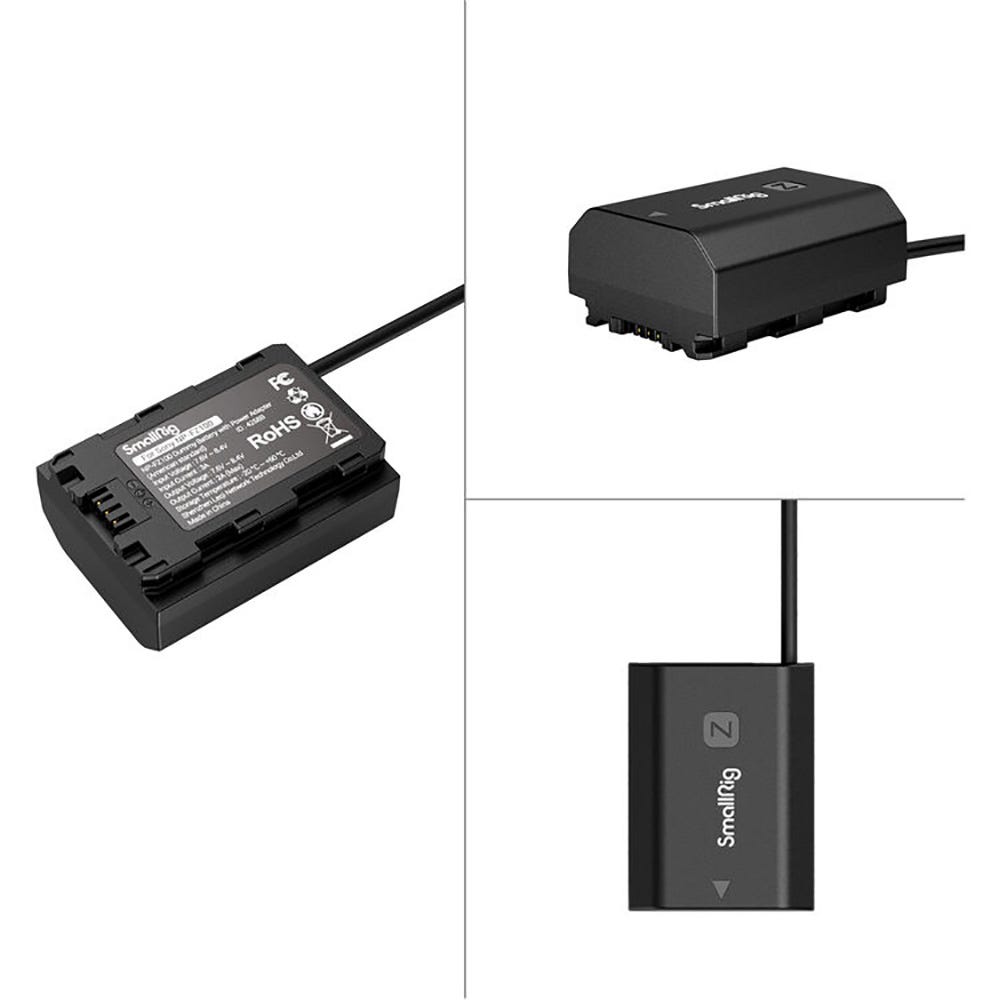 SmallRig NP-FZ100 Dummy Battery with Power Adapter (American standard) 4268B