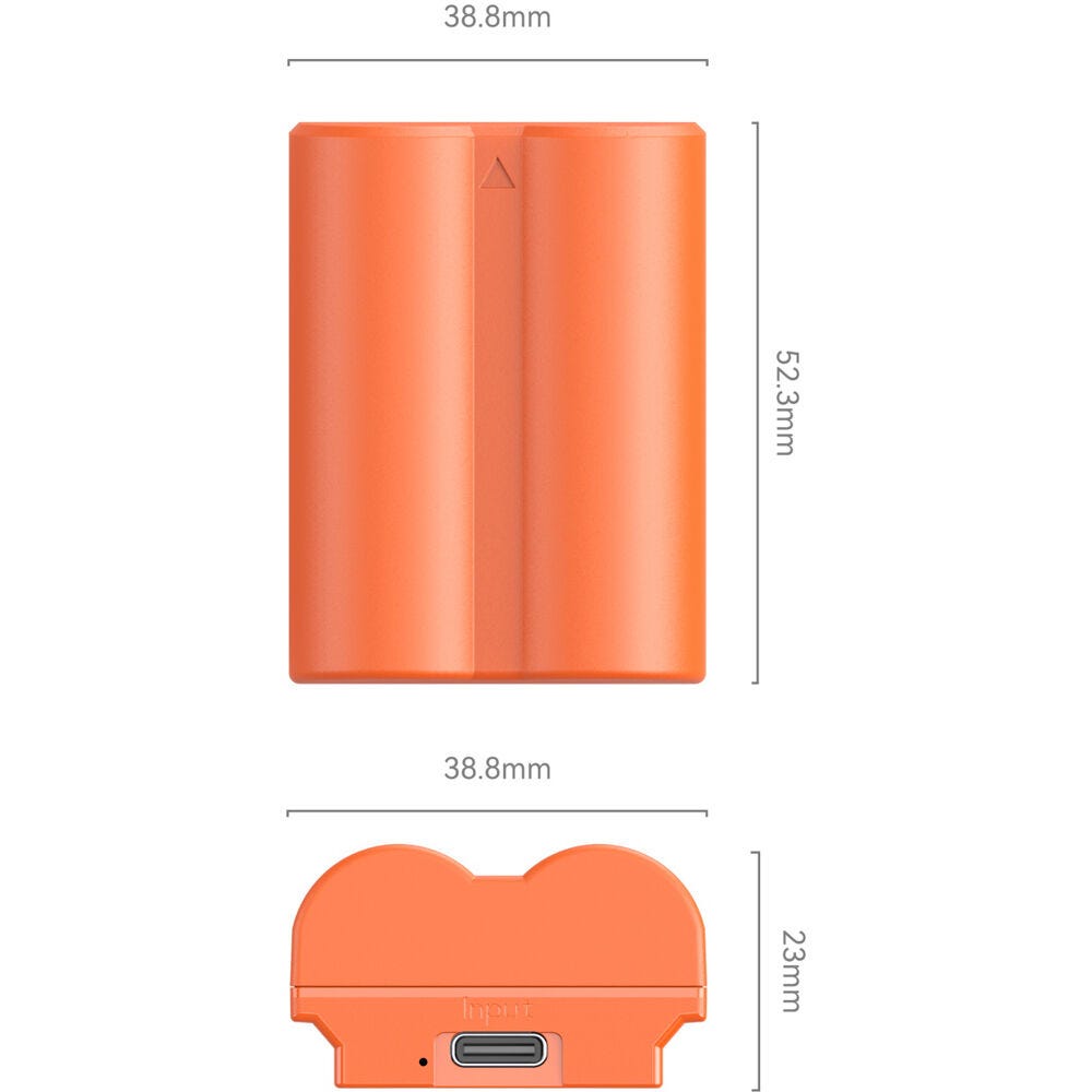 SmallRig NP-W235 USB-C Rechargeable Camera Battery (Orange) 4970