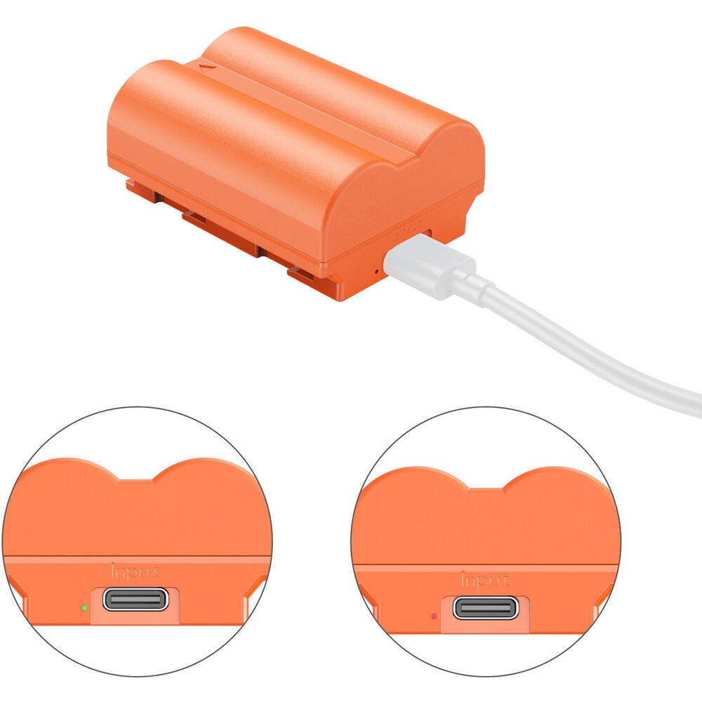 SmallRig NP-W235 USB-C Rechargeable Camera Battery (Orange) 4970