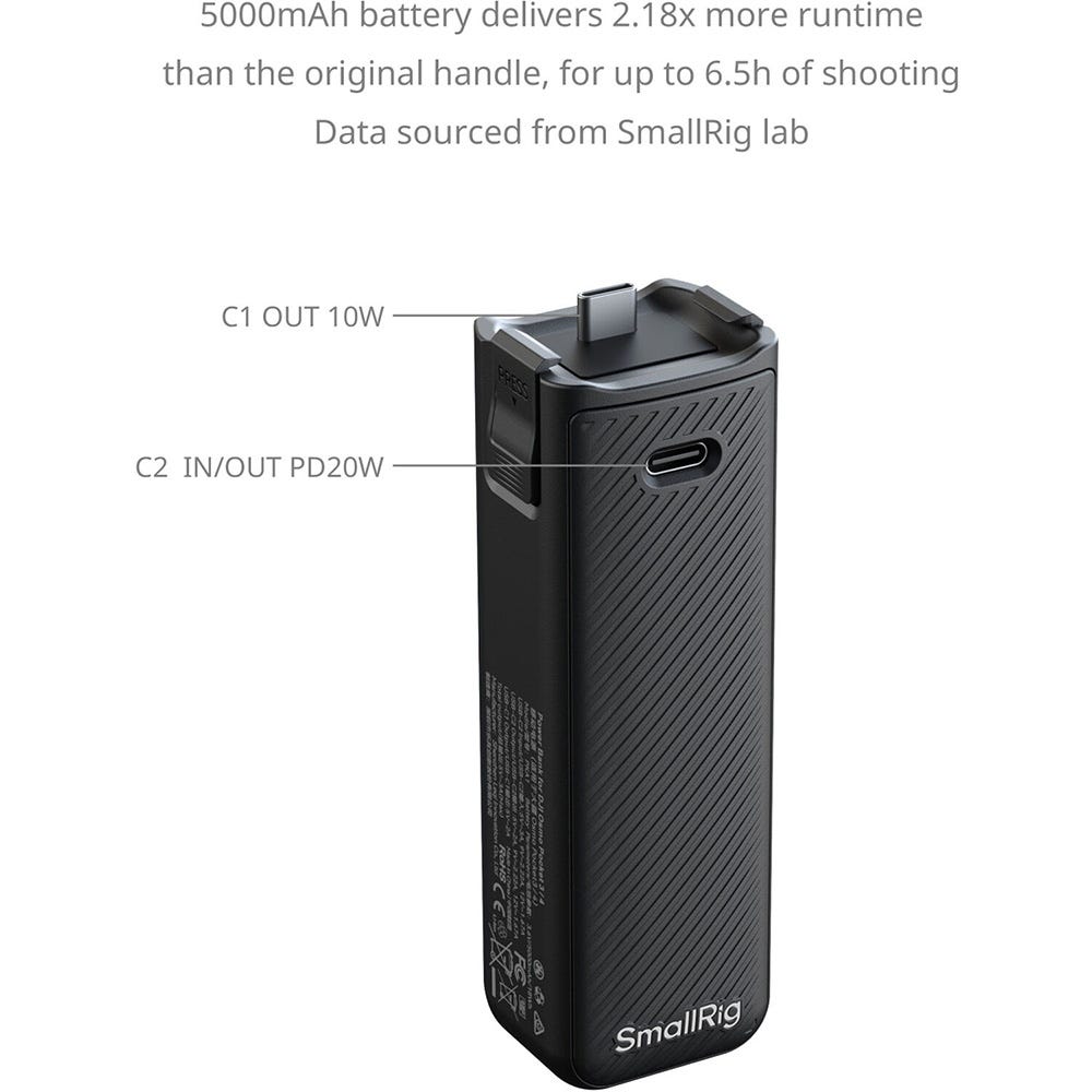 SmallRig Power Bank for DJI Osmo Pocket 3 / 4 5705