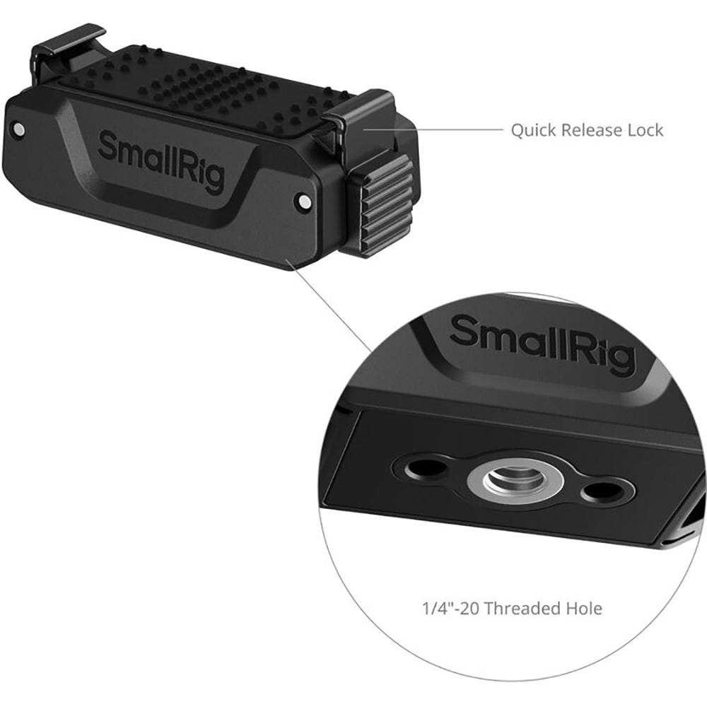SmallRig Quick Release Adapter Support with 1/4"-20 Threaded Hole 5779B