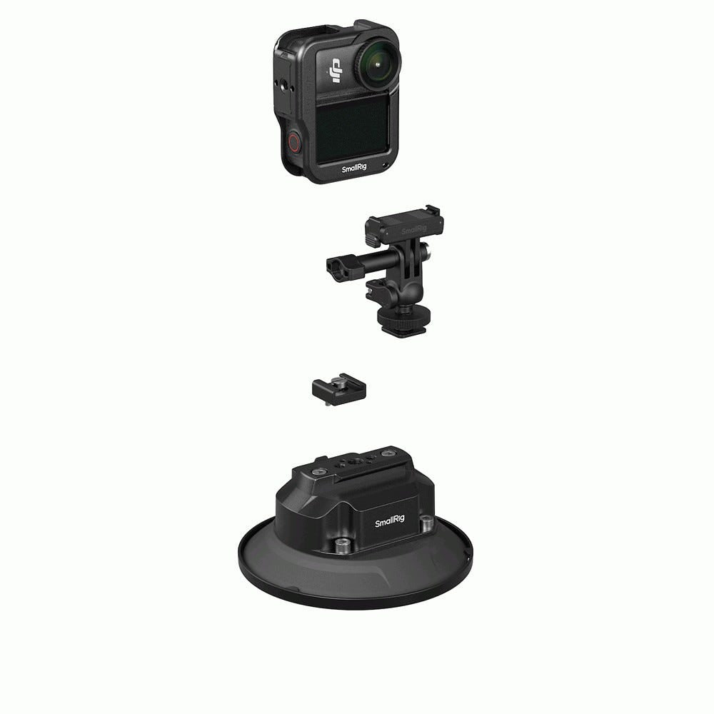 SmallRig Quick Release Adapter Support with Cold Shoe Mount and mini Ball Head for DJI