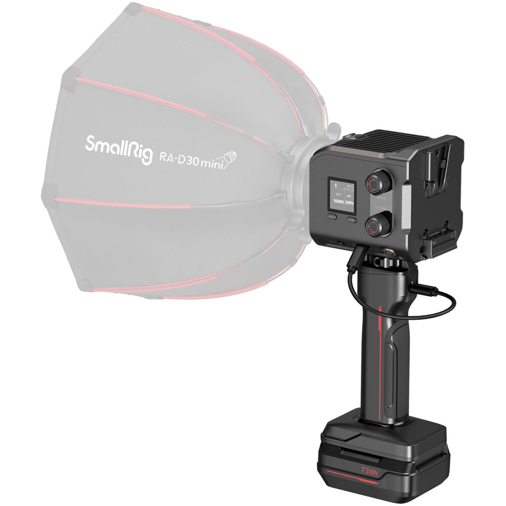 SmallRig RC 100B COB LED Video Light Kit (with Battery Grip Handle) 4897