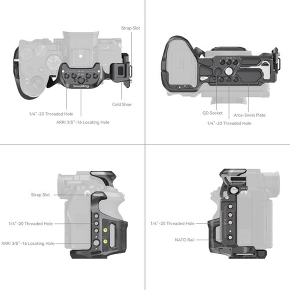 SmallRig "Rhinoceros" Cage for Sony Alpha 7 V / 7R V / 7 IV 6029