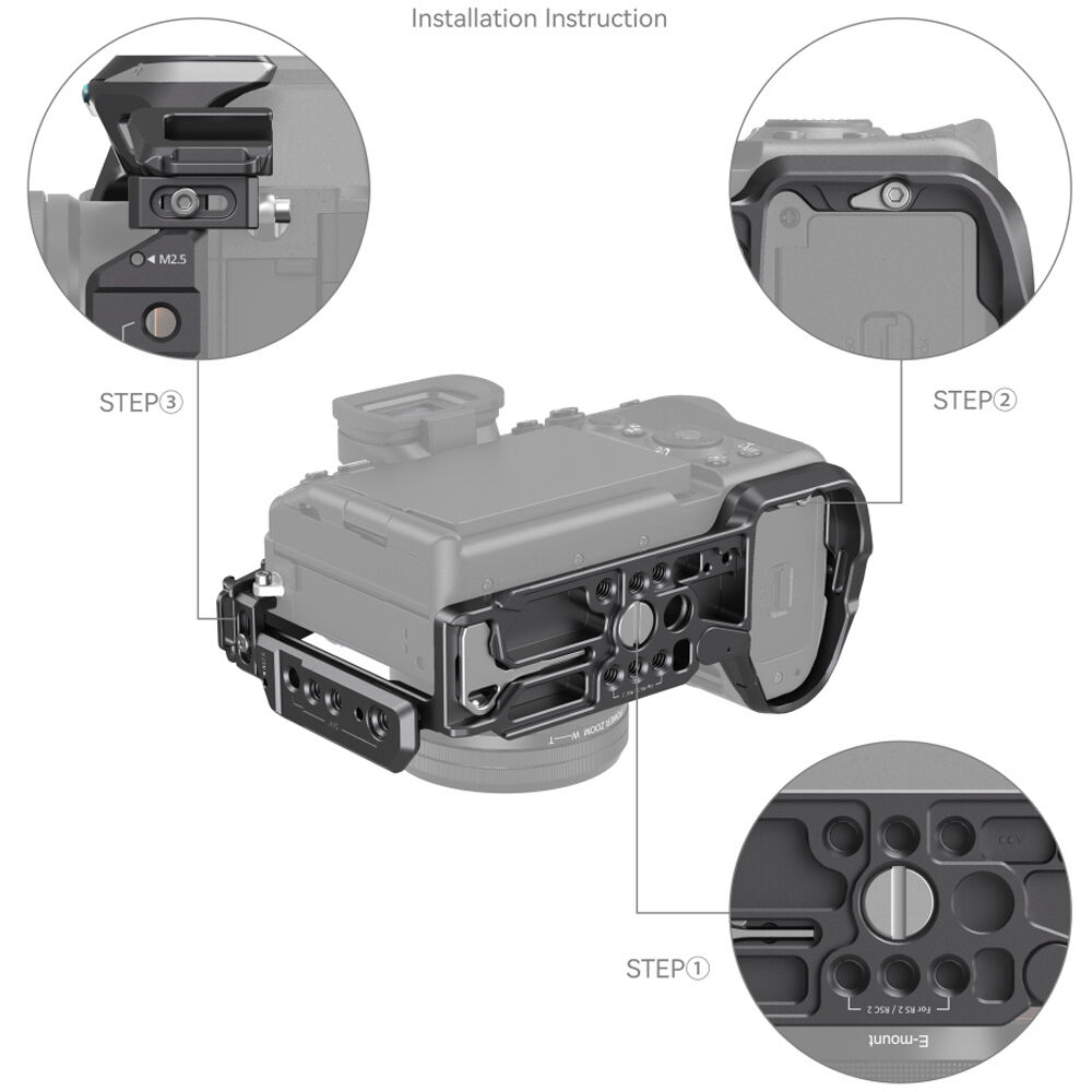 SmallRig Rhinoceros Cage Kit for Sony Alpha 7R V / Alpha 7 IV / Alpha 7S III 4308