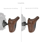 SmallRig Rotating Left-Side Wooden Handle with NATO Clamp 5161