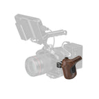 SmallRig Rotating Left-Side Wooden Handle with NATO Clamp 5161