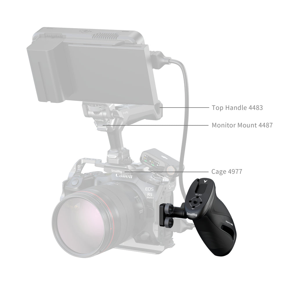 SmallRig Rotating Side Handle with 14 20 Screws 5194